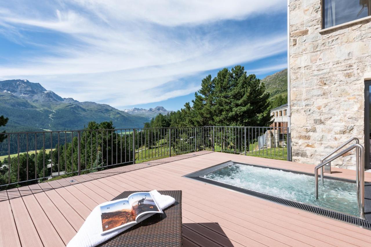 Randolins Familienresort Sankt Moritz Buitenkant foto